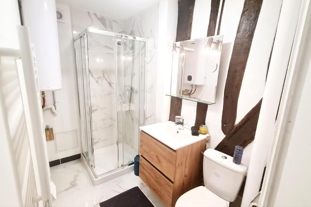 Chic Et Normand, Parking Facile, Wifi Hd Apartment ปองต์-เอาเดแมร์ ภายนอก รูปภาพ