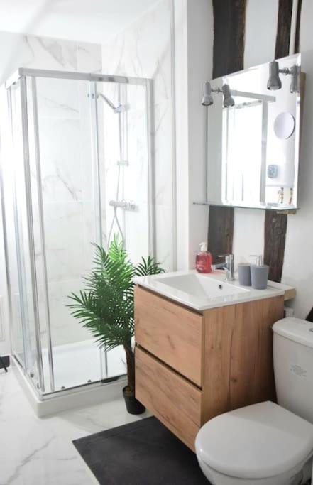 Chic Et Normand, Parking Facile, Wifi Hd Apartment ปองต์-เอาเดแมร์ ภายนอก รูปภาพ